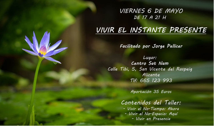 Taller SatNam_Vivir el instante Presente